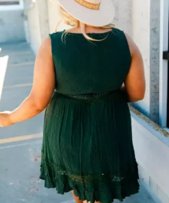 D & J Industries You Deserve It Dress - Evergreen Sale!