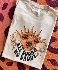 Miss Mud Pie All Sugar No Daddy T-shirt - Natural New Arrivals
