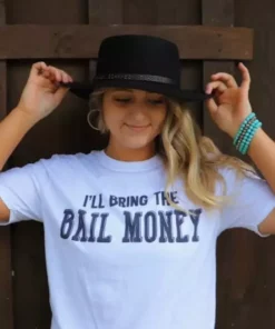 Bling-A-Gogo Ill Bring The Bail Money T-shirt Clothing