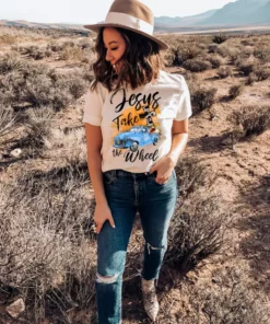GTN Clothing Jesus Take The Wheel Tee
