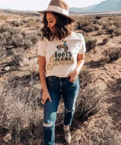 GTN Boots Jeans Jesus T-shirt