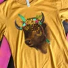 Miss Mud Pie Boho Buffalo T-shirt