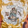 Miss Mud Pie Cosmic Cowgirl Mustard Bleach T-shirt