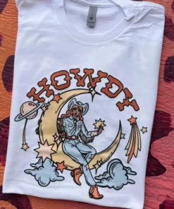 Miss Mud Pie New Arrivals Cosmic Howdy Cowgirl T-shirt