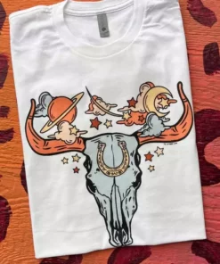 Miss Mud Pie Cosmic Skull T-shirt New Arrivals