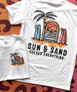 Miss Mud Pie Sun And Sand Solves Everything T-shirt New Arrivals